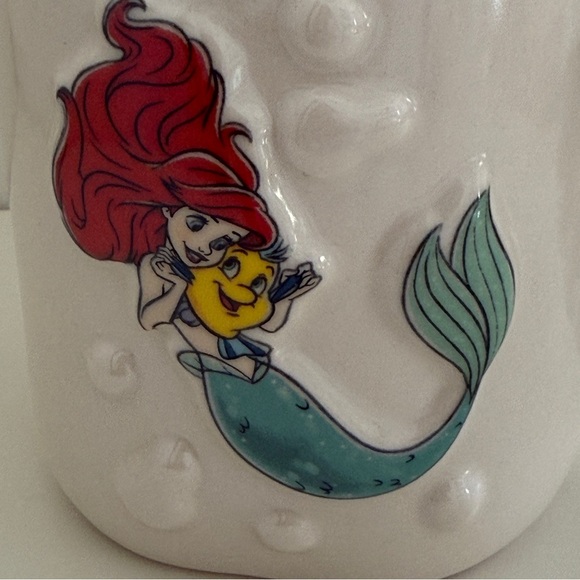 Rae Dunn Disney Ariel Flippin’ Your Fins Double Sided Mug With Bubble Handle - Picture 8 of 8